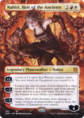 Nahiri, Heir of the Ancients (Borderless) (ZNR-282) - Zendikar Rising Foil