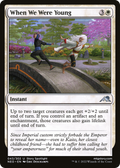 When We Were Young (NEO-043) - Kamigawa: Neon Dynasty Foil