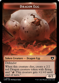 Dragon Egg (TCMM-022) - Commander Masters Tokens