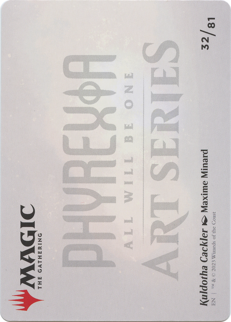Kuldotha Cackler // Kuldotha Cackler (AONE-032) - Phyrexia: All Will Be One Art Series (Borderless)