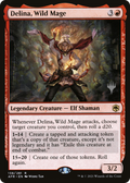 Delina, Wild Mage (PPAFR-138P) - Adventures in the Forgotten Realms Promos