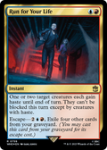 Run for Your Life (Surge Foil) (WHO-759) - Doctor Who Foil