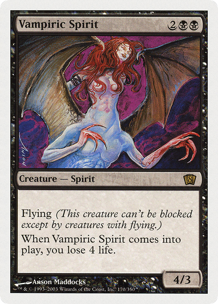 Vampiric Spirit (8ED-170) - 8th Edition