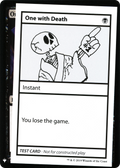 One With Death (CMB1-) - Mystery Booster Playtest Cards 2019