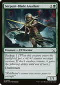 Serpent-Blade Assailant (MOM-205) - March of the Machine Foil