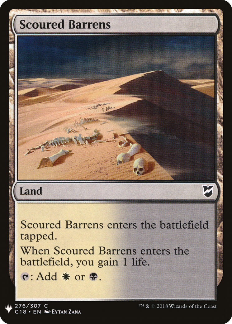 Scoured Barrens (LIST-276) - The List