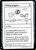 Pithing Spyglass (CMB1-) - Mystery Booster Playtest Cards 2019