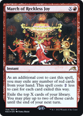 March of Reckless Joy (PRE-154) - Kamigawa: Neon Dynasty Promos Foil