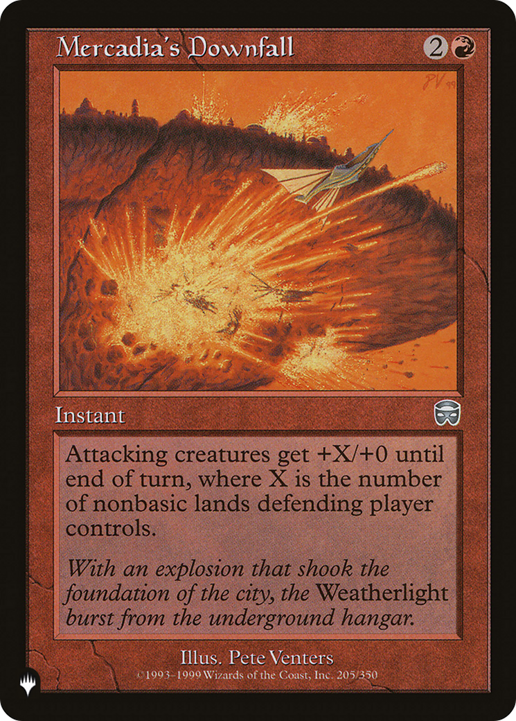 Mercadia's Downfall (LIST-205/350) - The List