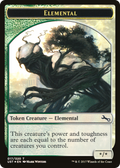 Elemental Token (017) (UST-017) - Unstable Tokens Foil