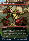 Throw Team-Mate - Fling (Borderless) (SLD-1038) - Secret Lair Drop / Throw Team-Mate
