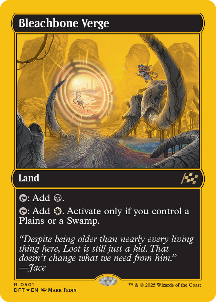 Bleachbone Verge (First-Place Foil) (DFT-501) - Aetherdrift Foil