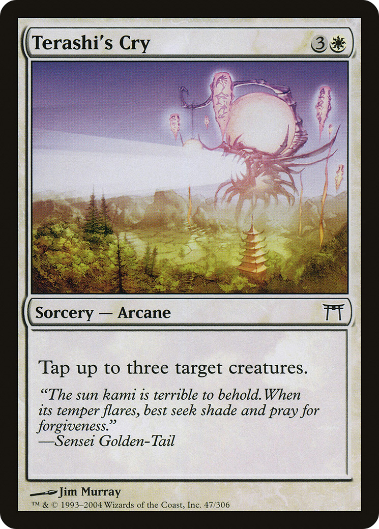 Terashi's Cry (CHK-047) - Champions of Kamigawa Foil