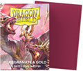 DRAGON SHIELD SLEEVES DUAL MATTE POMEGRANATE/GOLD 100CT