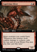 Capricious Sliver (Extended Art) (CMM-765) - Commander Masters: (Extended Art) Foil