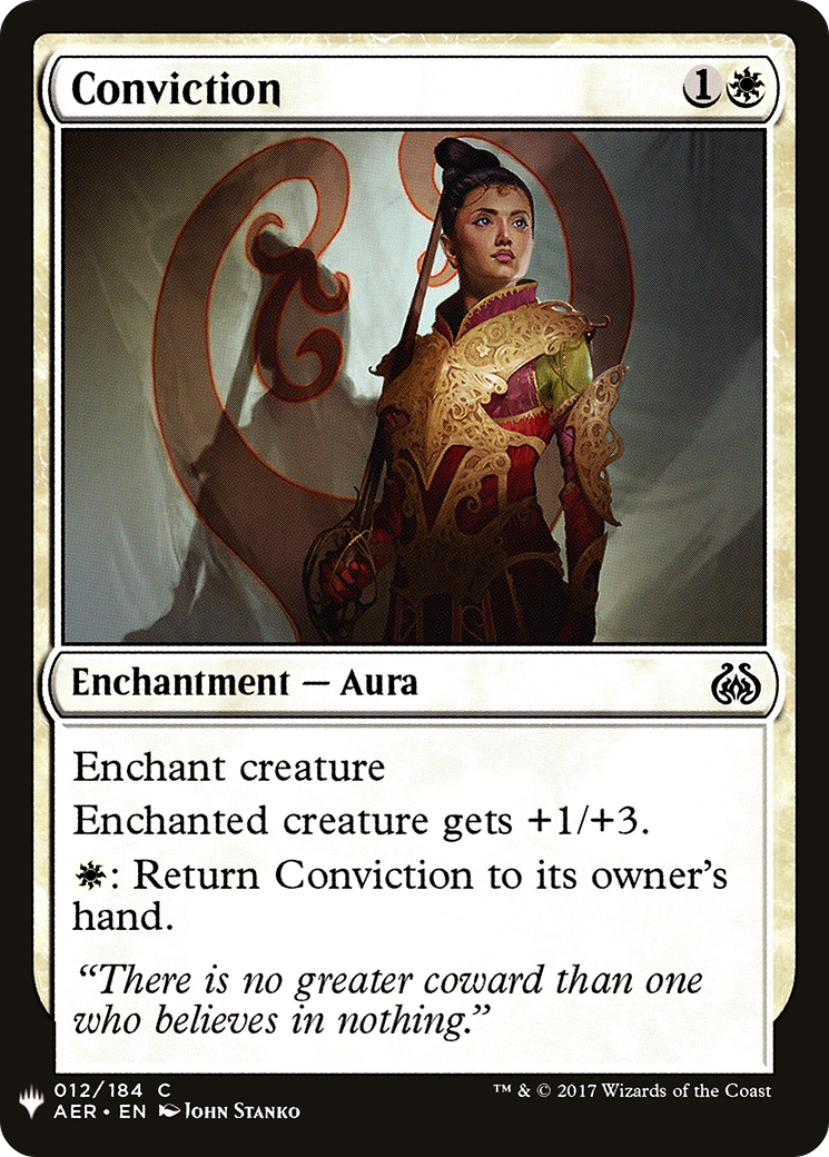 Conviction (LIST-012) - The List