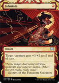 Infuriate (STA-041) - Strixhaven Mystical Archive: (Showcase) (Borderless) Etched Foil