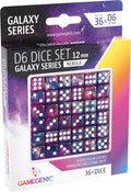 Dice: 36x D6: 12 mm: Galaxy Series: Nebula
