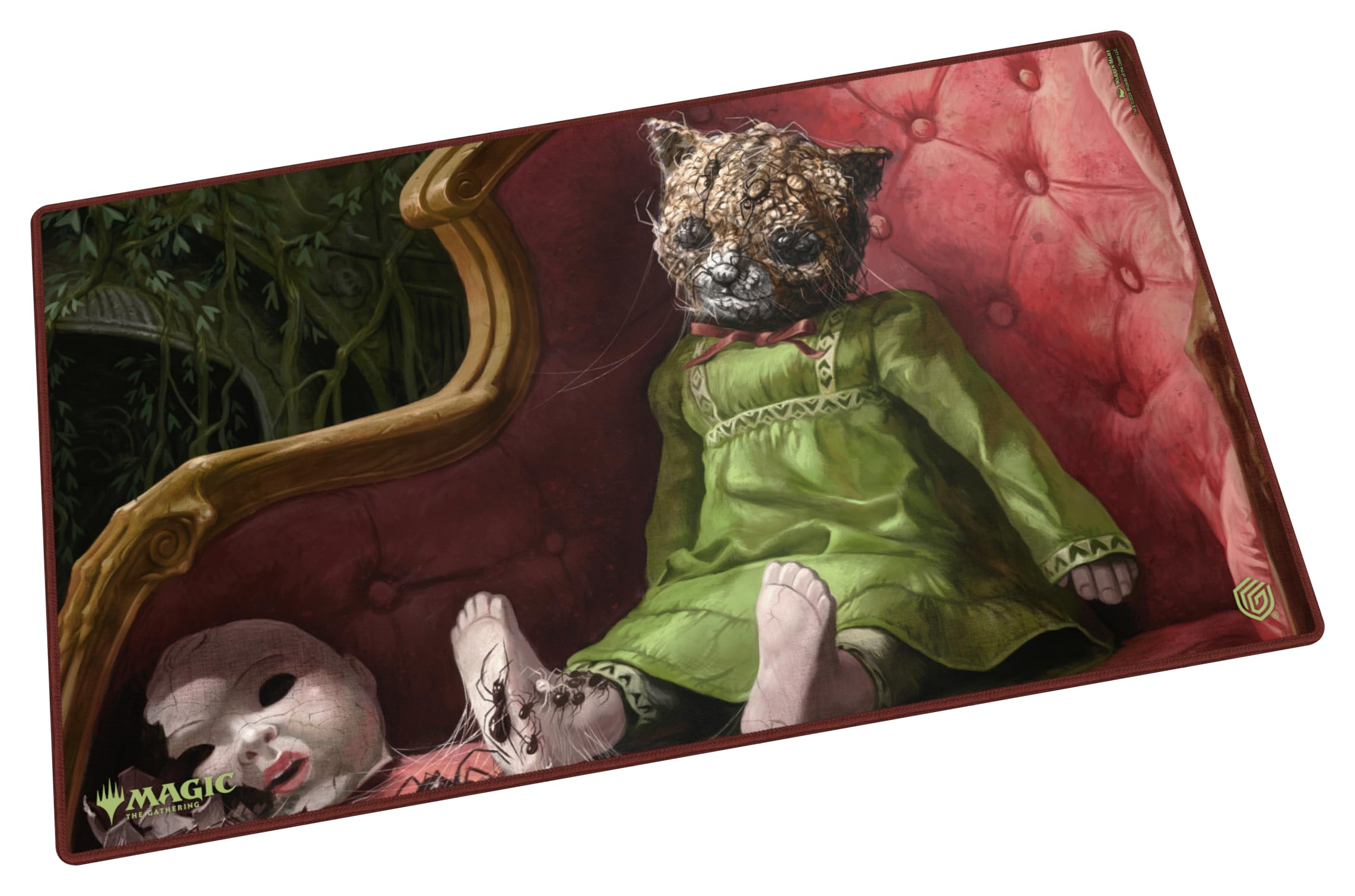 Ug Playmat Mtg Duskmourn V4 - Twitching Doll