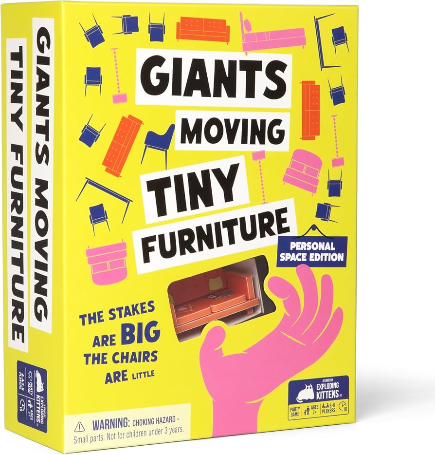 Giants Moving Tiny Furniture - Personal Space Edition