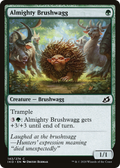Almighty Brushwagg (IKO-143) - Ikoria: Lair of Behemoths Foil
