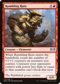 Rumbling Ruin (RNA-112) - Ravnica Allegiance Foil