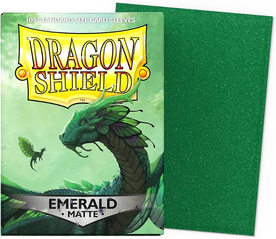 DRAGON SHIELD SLEEVES MATTE EMERALD 100CT