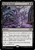 Rush of Dread (OTJ-104) - Outlaws of Thunder Junction: (spree) Foil