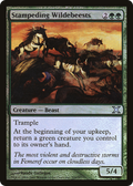 Stampeding Wildebeests (10E-300★) - Tenth Edition Foil