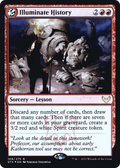 Illuminate History (PRE-108) - Strixhaven: School of Mages Promos: (lesson) Foil