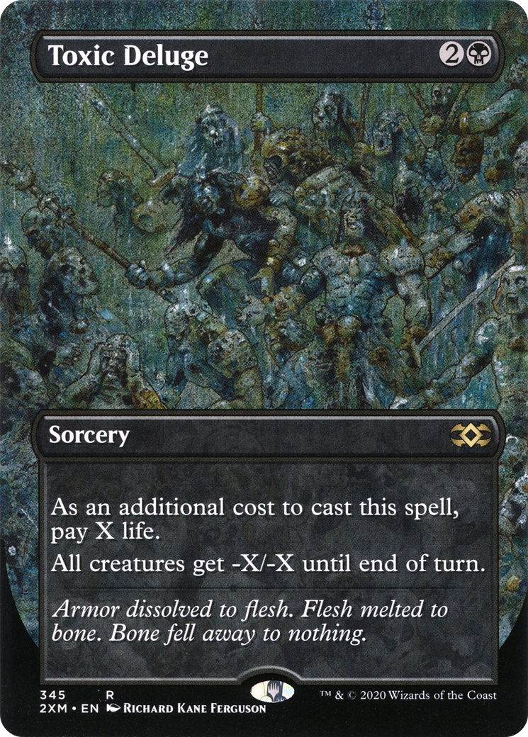 Toxic Deluge (Borderless) (2XM-345) - Double Masters Foil
