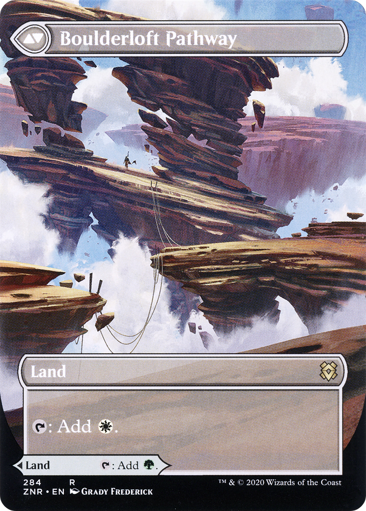 Branchloft Pathway (Borderless) (ZNR-284) - Zendikar Rising: (Showcase)