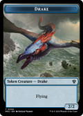 Drake (TMKC-006) - Murders at Karlov Manor Commander Tokens Foil