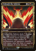 Unleash the Inferno (Showcase) (SNC-337) - Streets of New Capenna: (Showcase) Foil
