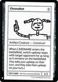 Chronobot (CMB1-) - Mystery Booster Playtest Cards 2019