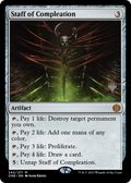 Staff of Compleation (PPONE-242) - Phyrexia: All Will Be One Promos