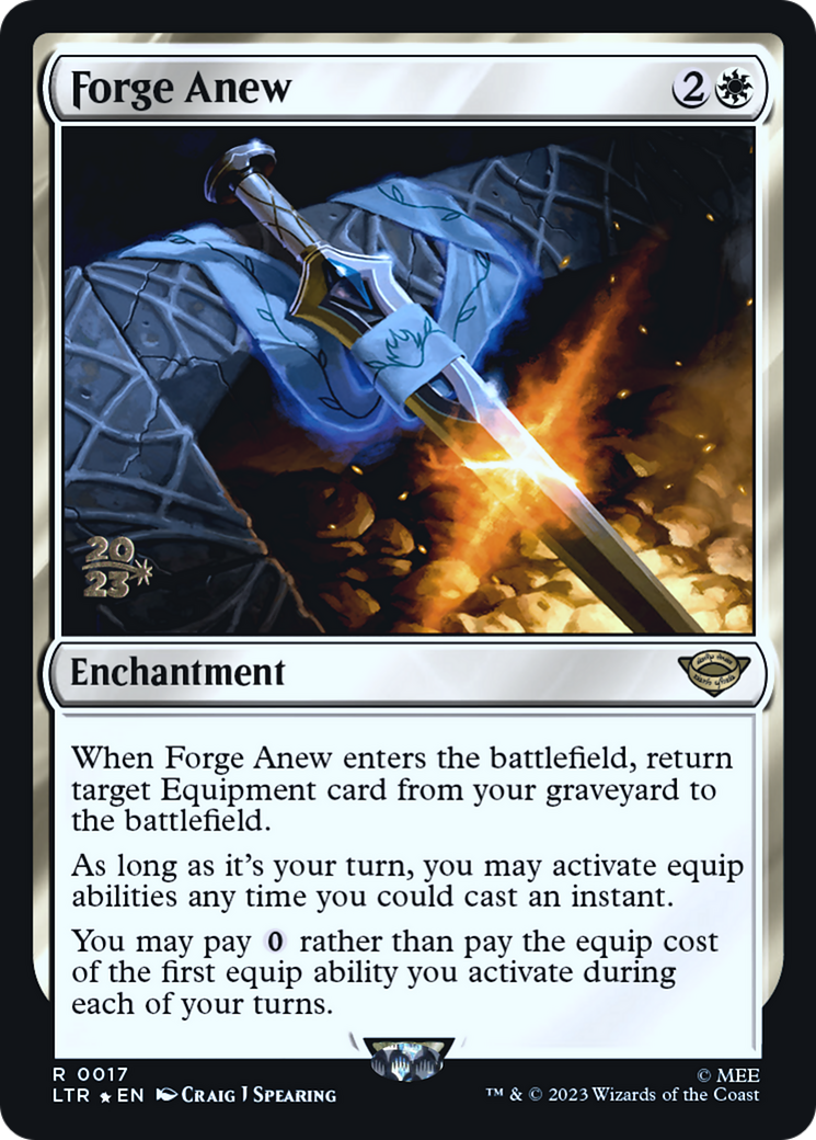 Forge Anew (PRE-017) - Tales of Middle-earth Promos Foil