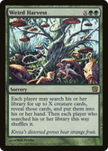 Weird Harvest (9ED-282) - 9th Edition Foil