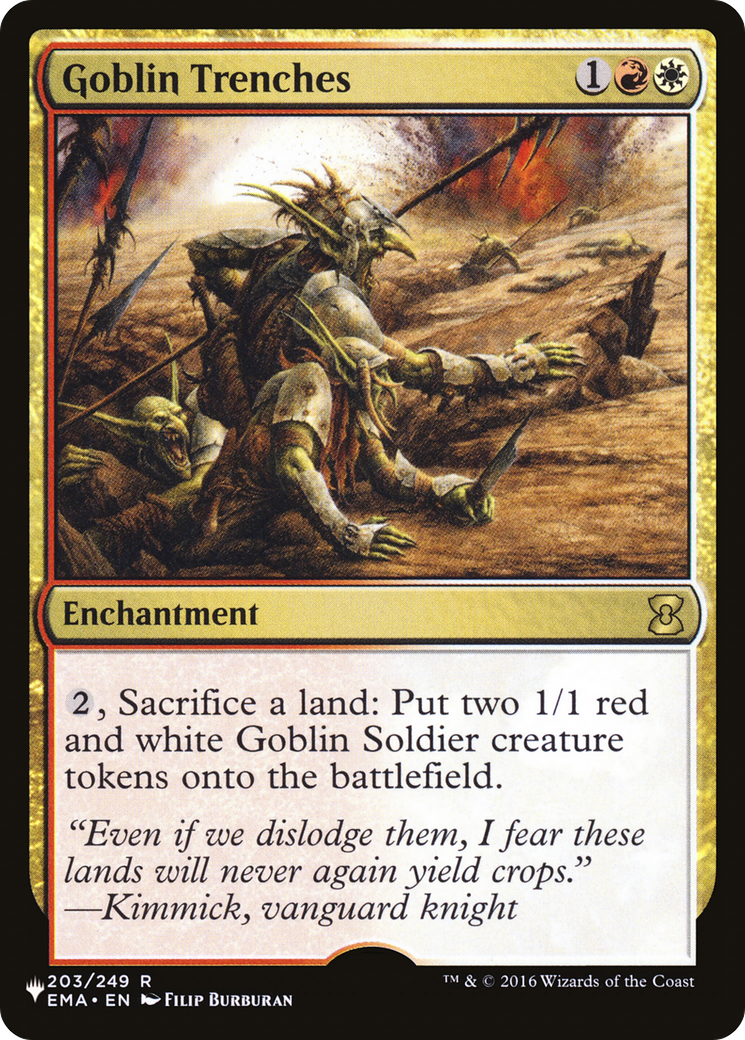 Goblin Trenches (LIST-EMA-203) - The List