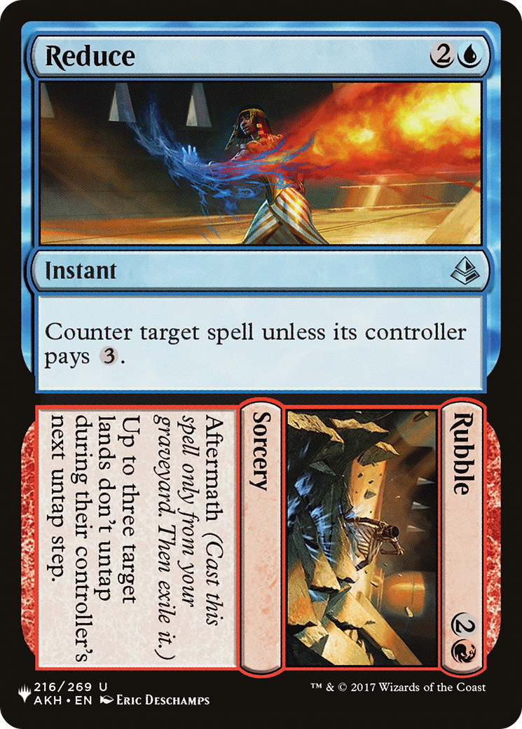 Reduce // Rubble (LIST-216/269) - The List