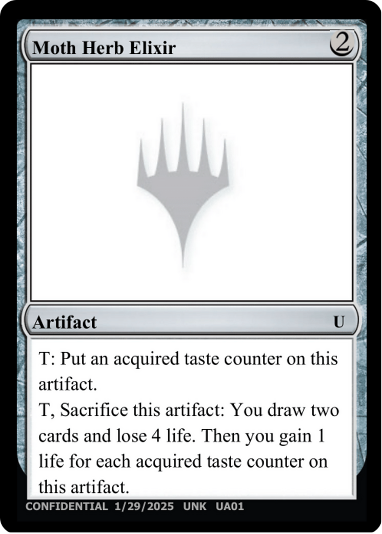 Moth Herb Elixir (-) - Un-Known Event Playtest Cards