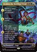 Awaken the Honored Dead (Borderless) (TDM-383) - Tarkir: Dragonstorm: (enchantment) Foil