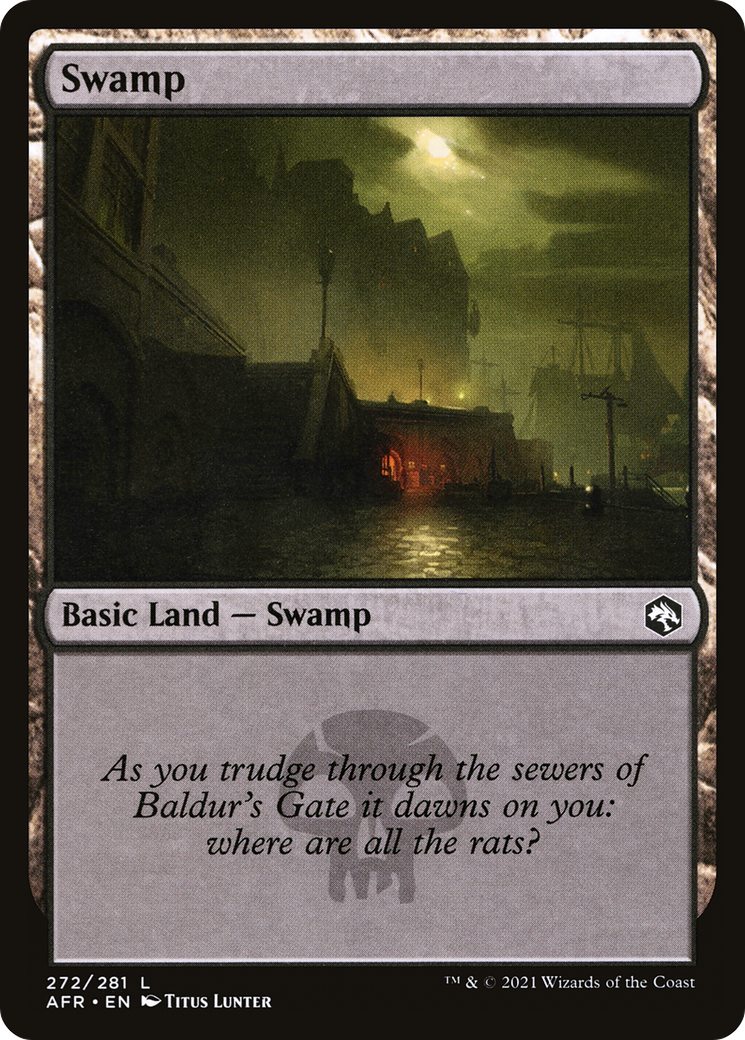 Swamp (272) (AFR-272) - Adventures in the Forgotten Realms Foil