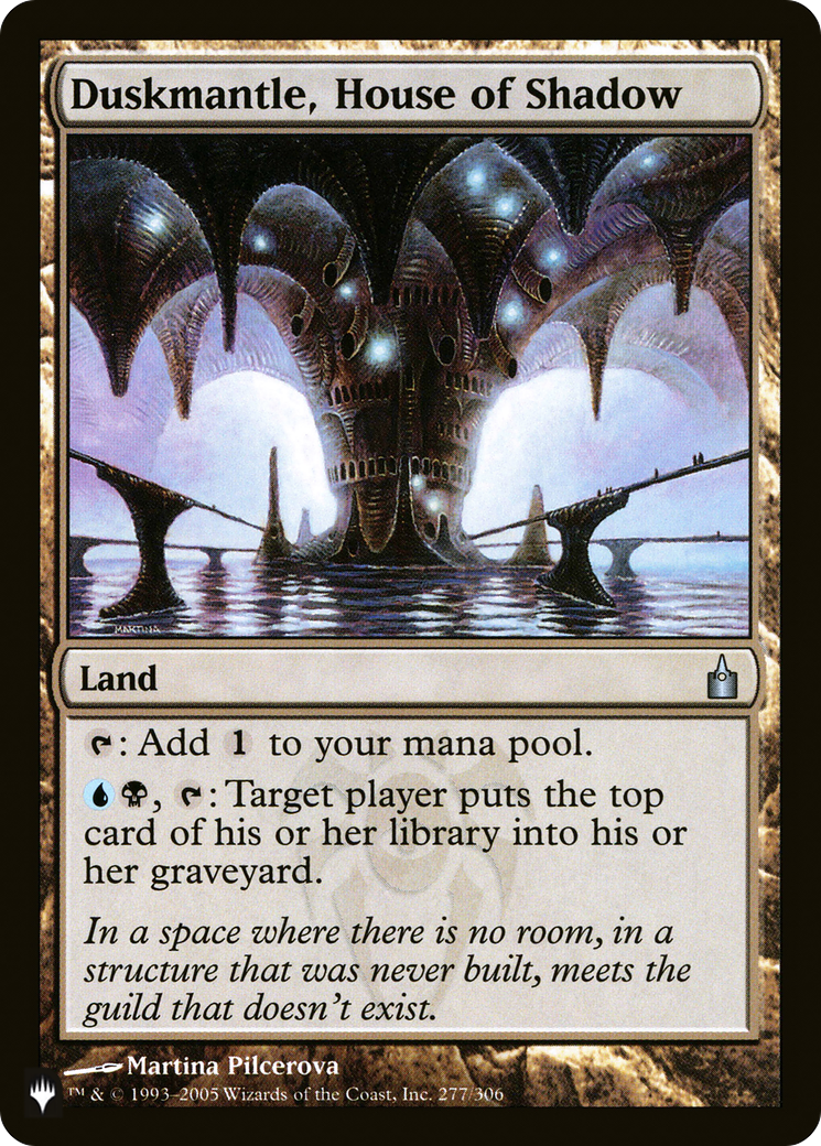 Duskmantle, House of Shadow (LIST-277/306) - The List