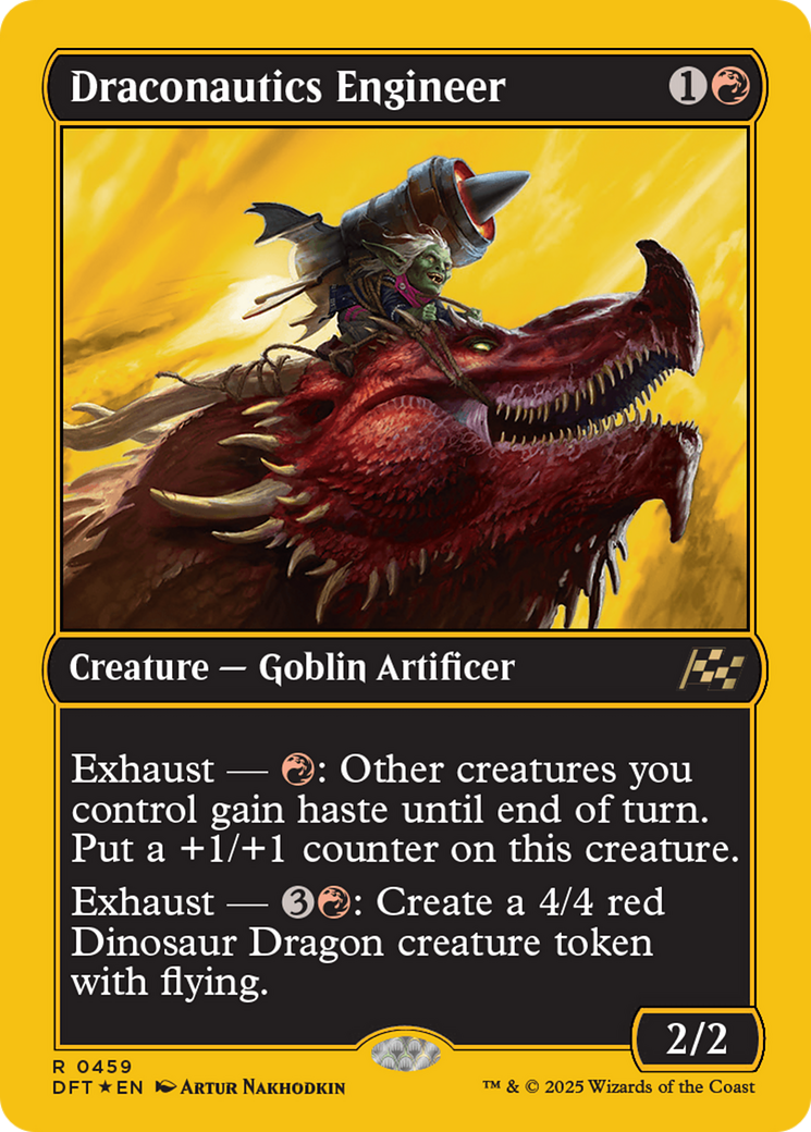 Draconautics Engineer (First-Place Foil) (DFT-459) - Aetherdrift Foil