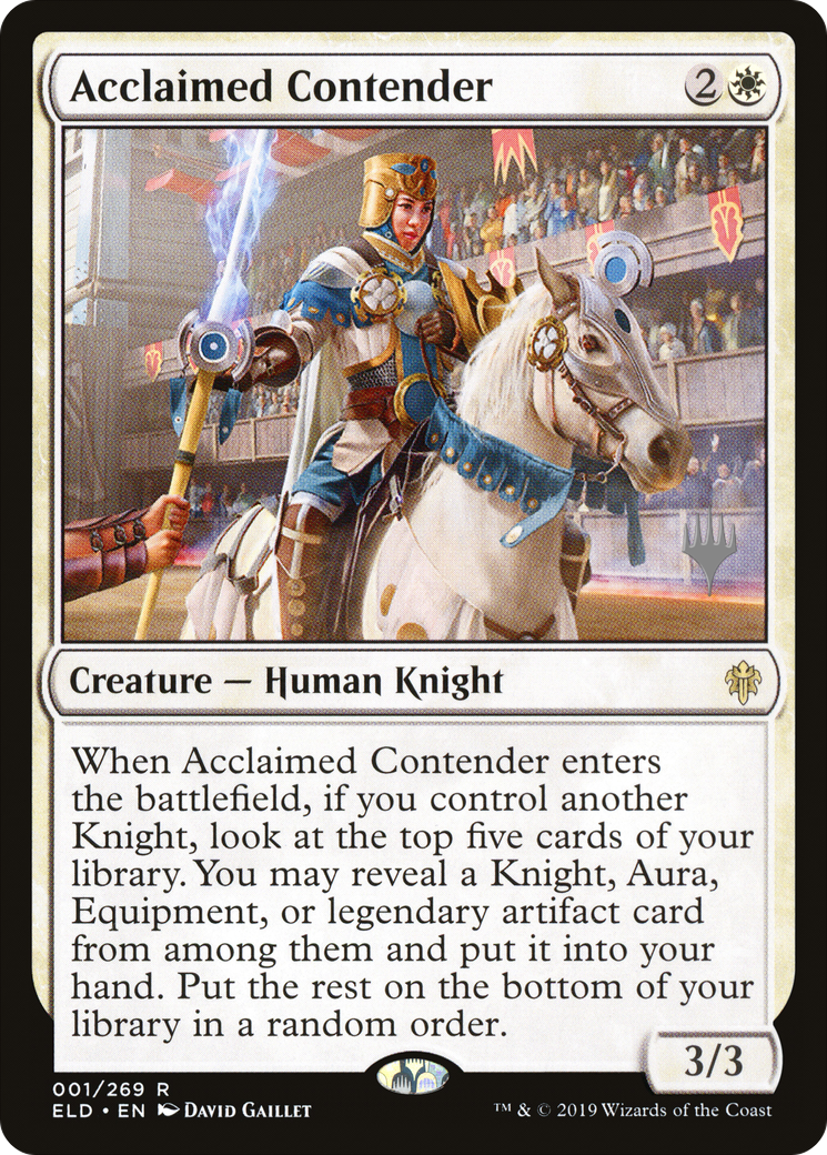 Acclaimed Contender (PPELD-001) - Throne of Eldraine Promos