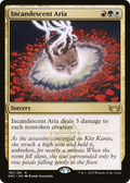 Incandescent Aria (SNC-192) - Streets of New Capenna Foil