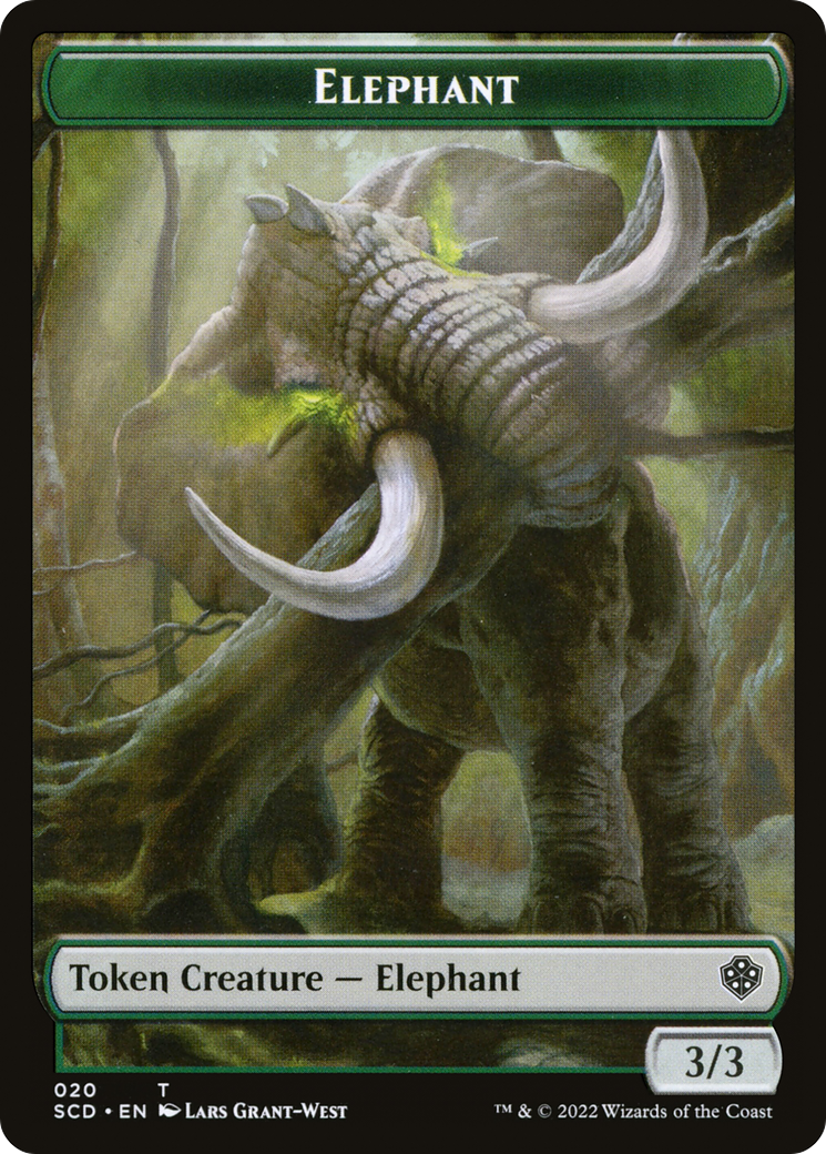 Elephant (TSCD-020) - Starter Commander Deck Tokens Foil