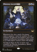 Obscura Ascendancy (Gilded Foil) (SNC-387) - Streets of New Capenna: (Showcase) Foil
