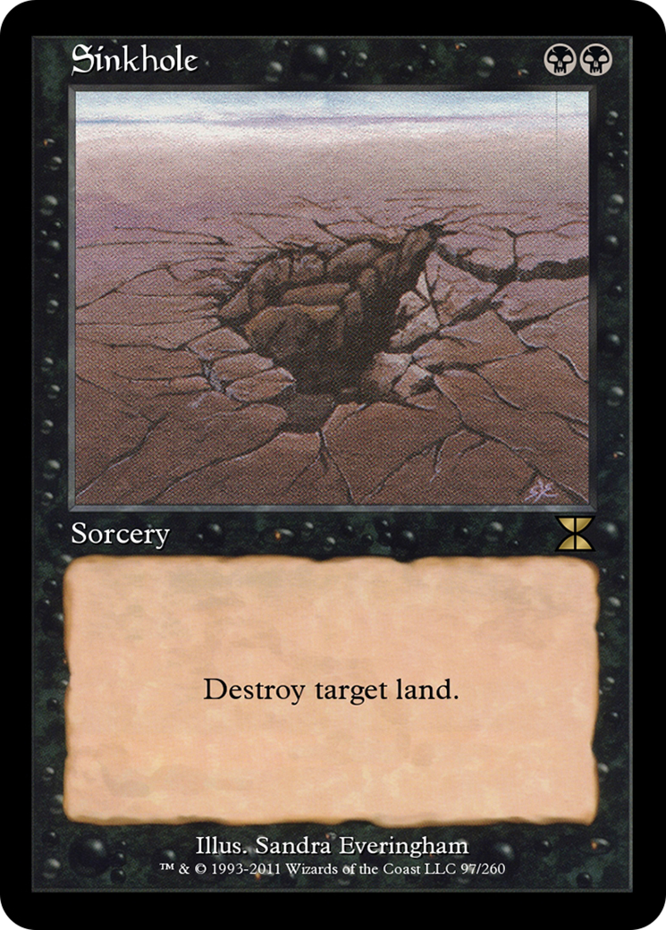 Sinkhole (ME4-097) - Masters Edition IV Foil